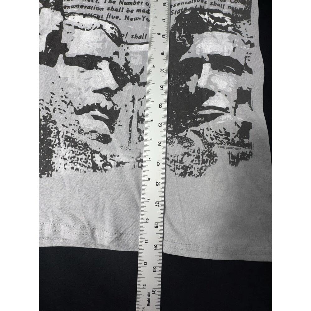 Liquid Blue "We The People" Graphic T-shirt Size Large Constitution Mt. Rushmore - Picture 2 of 4